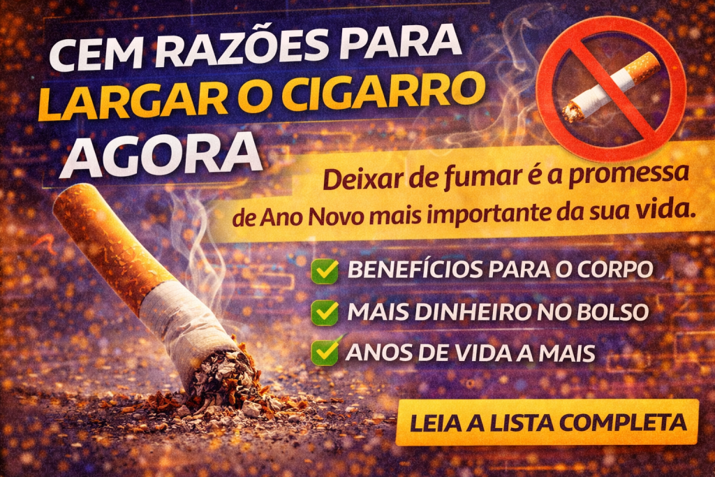 Parar de fumar é o maior presente que você pode dar a si mesmo