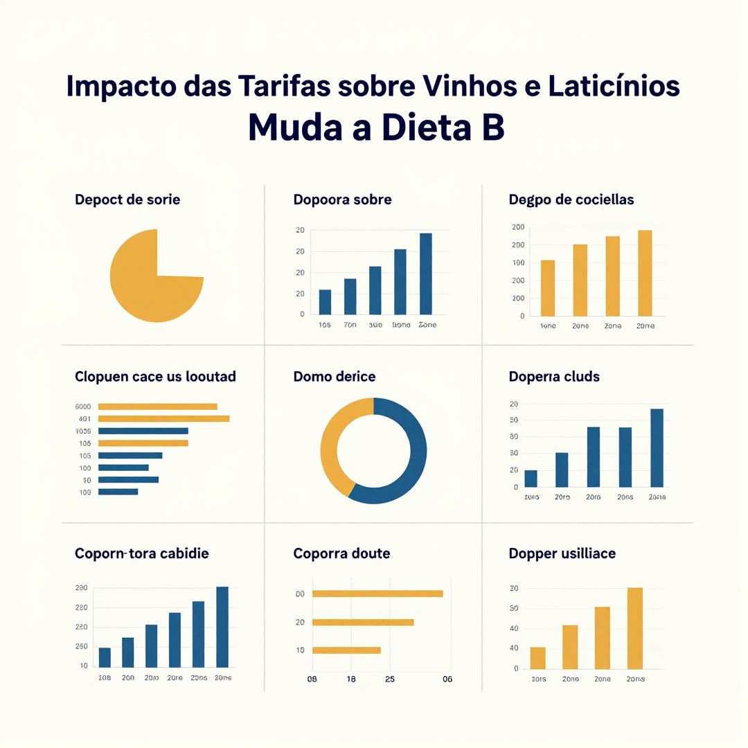 Infográfico - Impacto das Tarifas sobre Vinhos e Laticínios Muda a Dieta Brasileira e Preços dos Alimentos