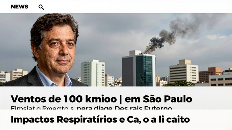 Ventos de 100 km/h em São Paulo: Impactos Respiratórios e Cardiovasculares na Saúde Urbana
