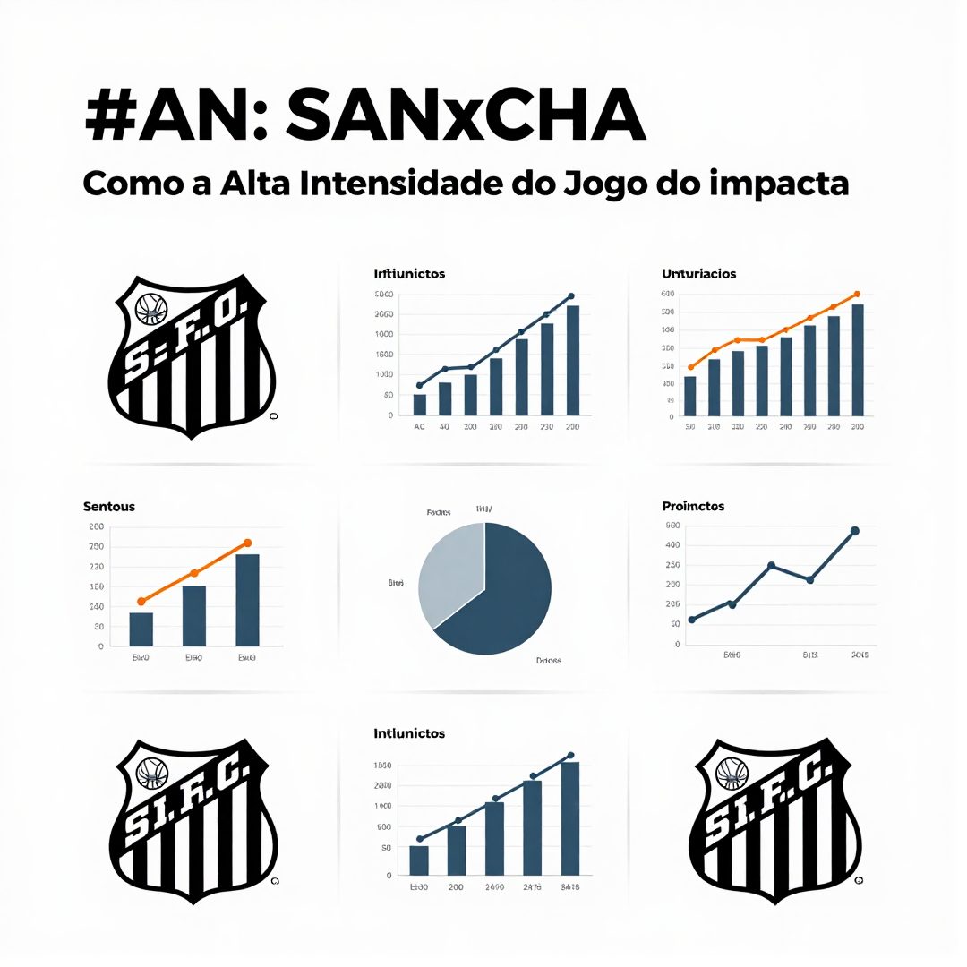 Infográfico - #SANxCHA: Como a Alta Intensidade do Jogo do Santos Impacta a Saúde e o Bem-estar dos Jogadores