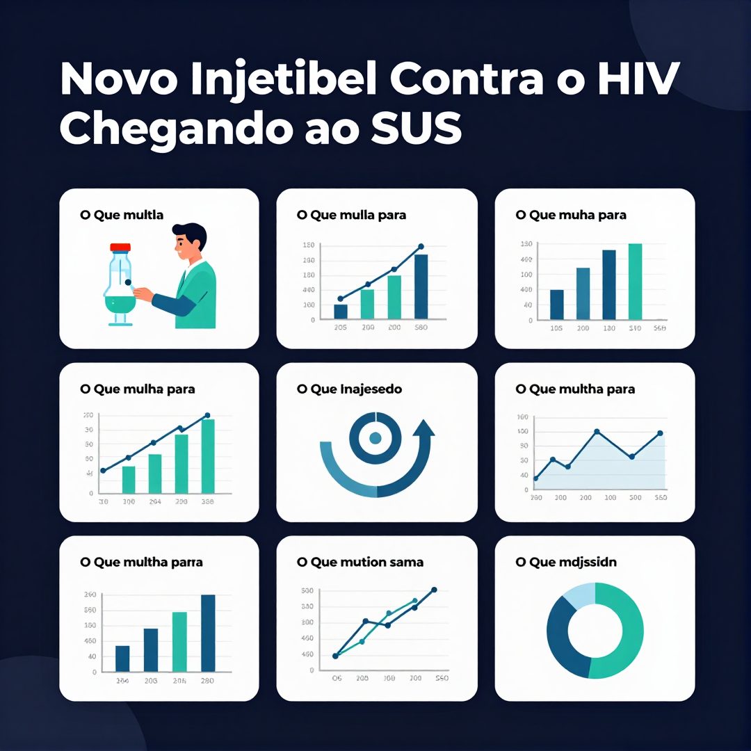 Infográfico - Novo Injetável Contra o HIV Chegando ao SUS: O Que Muda para a Saúde Brasileira