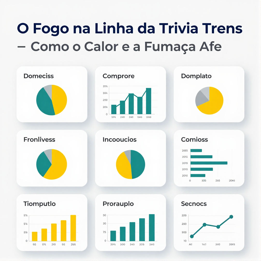 Infográfico - O Fogo na Linha da Trivia Trens: Como o Calor e a Fumaça Afetam a Saúde do Commuter Paulista