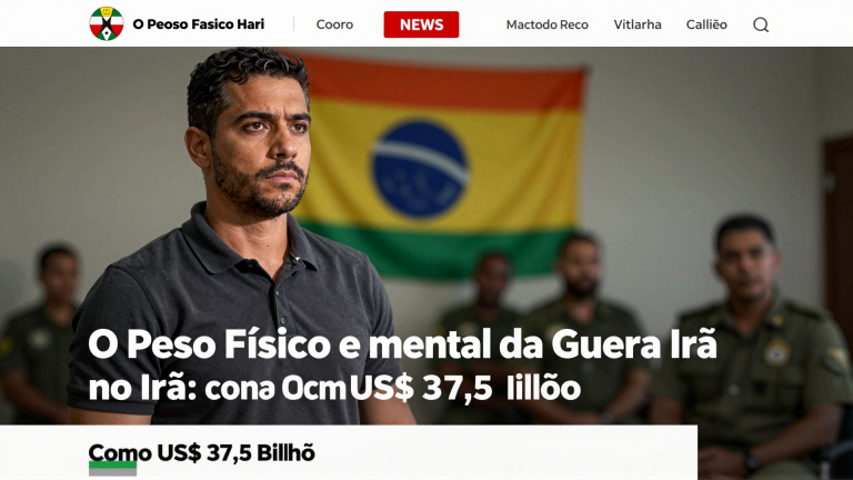 O Peso Físico e Mental da Guerra no Irã: Como US$ 37,5 Bilhões se Transformam em Saúde para Soldados e Civis