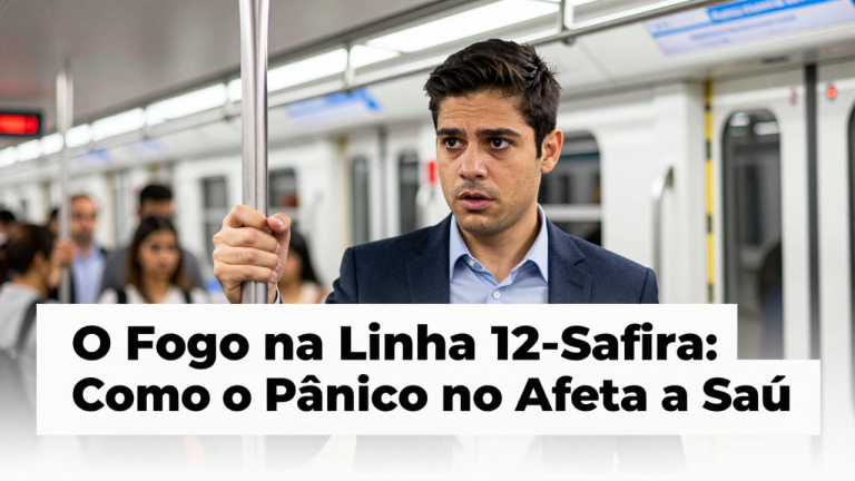 O Fogo na Linha 12-Safira: Como o Pânico no Trem Afeta a Saúde Física e Mental dos Carregadores