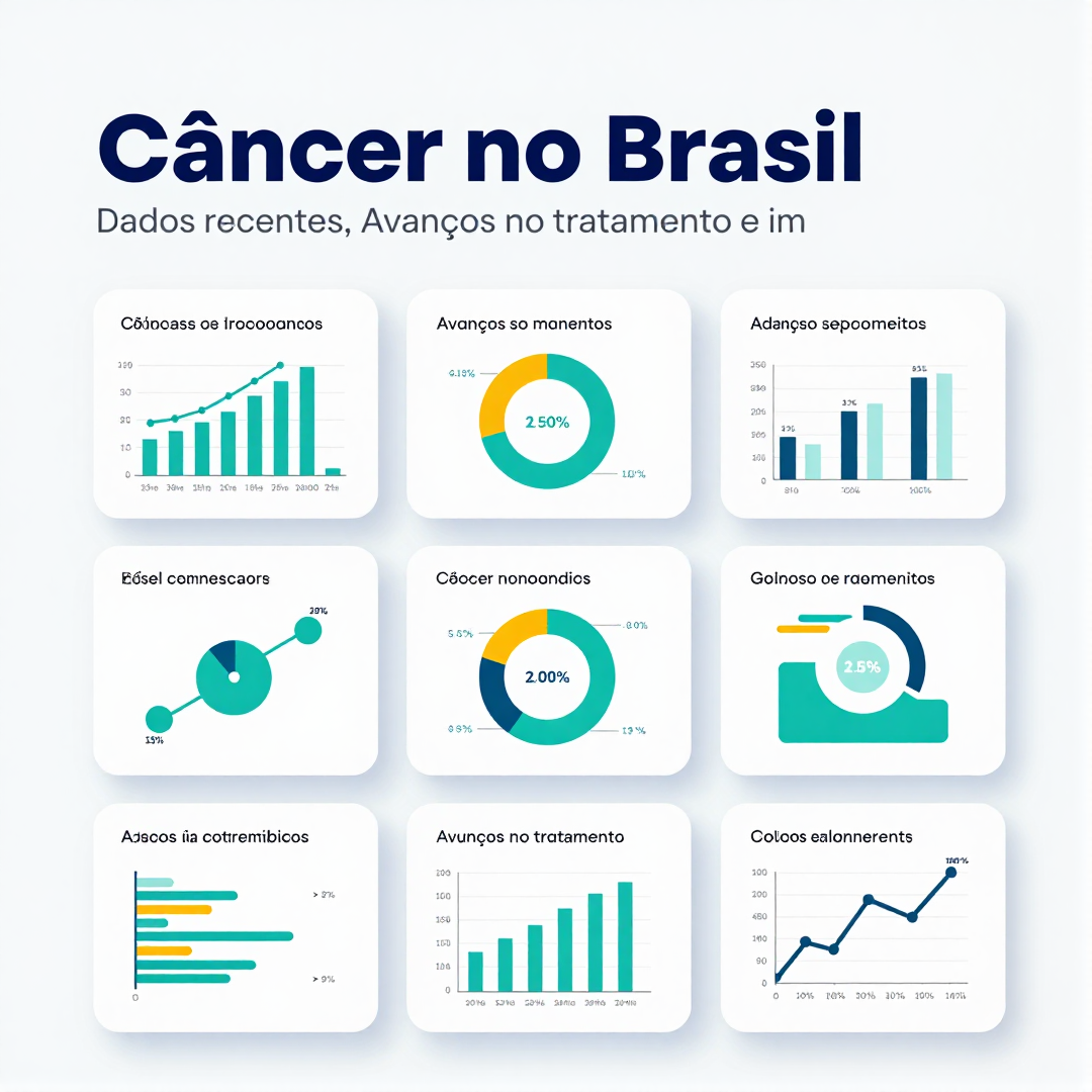 Infográfico - Câncer no Brasil: dados recentes, avanços no tratamento e impacto na qualidade de vida