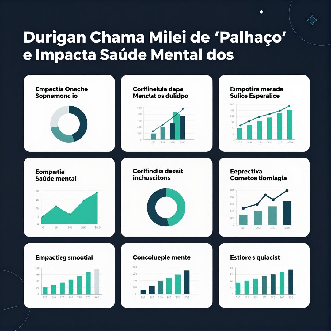 Infográfico - Durigan Chama Milei de 'Palhaço' e Impacta Saúde Mental dos Brasileiros: Entenda a Conexão entre Política, Estresse e Be