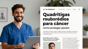 Quadrilhas roubam remédios para câncer: como proteger pacientes e o que isso significa para a saúde pública no Brasil
