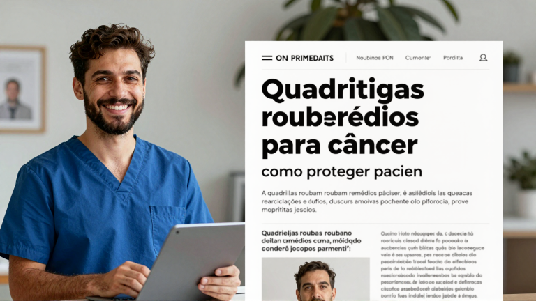 Quadrilhas roubam remédios para câncer: como proteger pacientes e o que isso significa para a saúde pública no Brasil