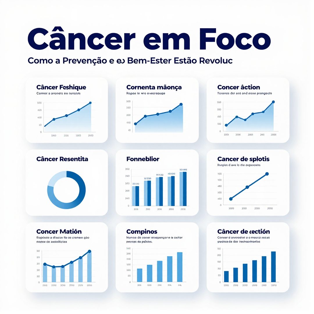 Infográfico - Câncer em Foco: Como a Prevenção e o Bem-Estar Estão Revolucionando a Saúde Brasileira