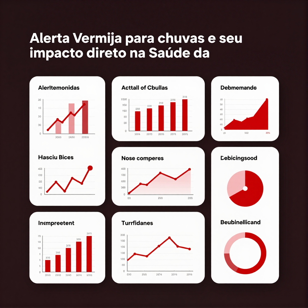 Infográfico - Alerta Vermelho para Chuvas e Seu Impacto Direto na Saúde da População Brasileira
