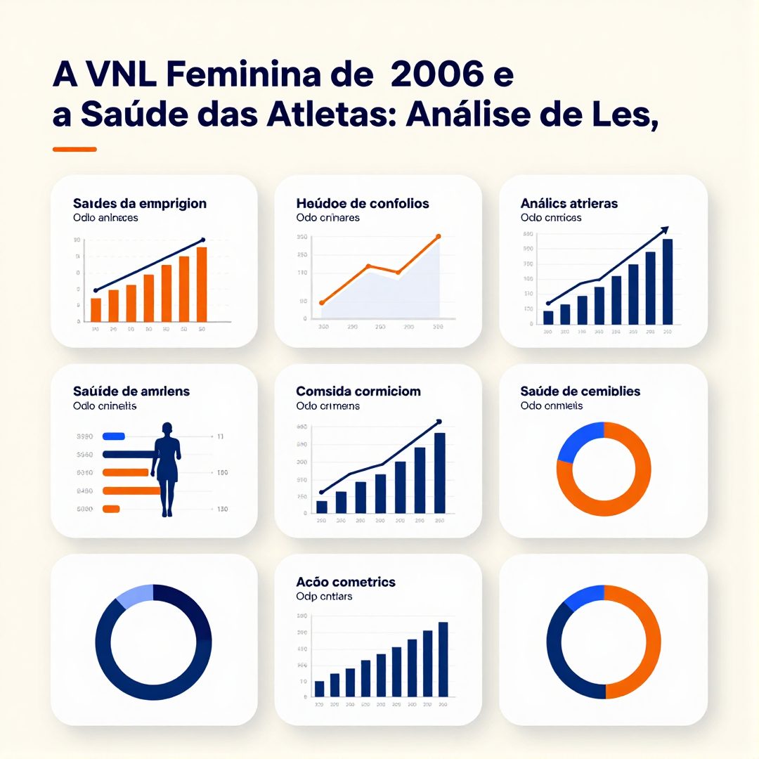 Infográfico - A VNL Feminina de 2026 e a Saúde das Atletas: Análise de Lesões, Nutrição e Bem-Estar Mental