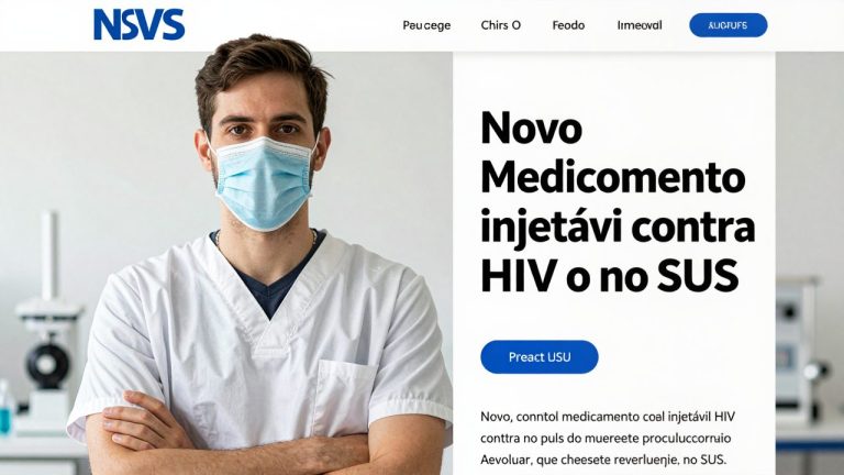Novo medicamento injetável contra HIV no SUS promete revolucionar prevenção e qualidade de vida