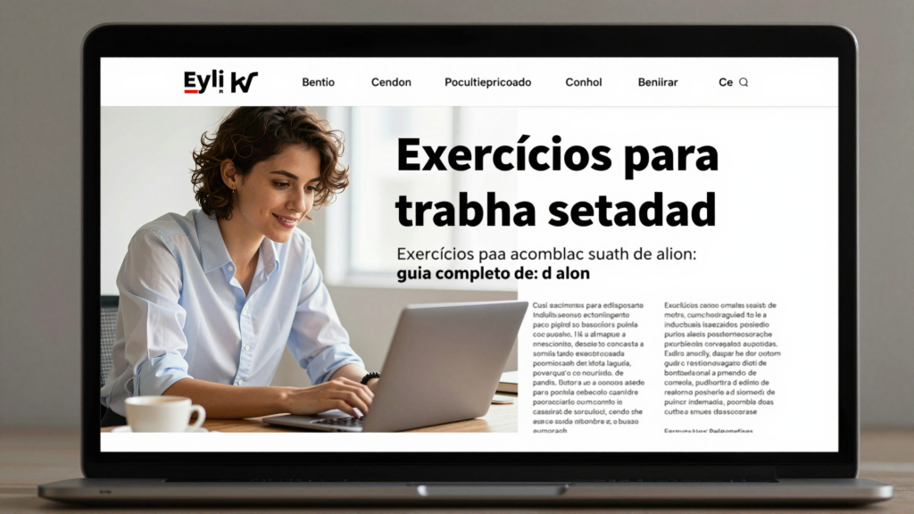 Exercícios para quem trabalha sentado: guia completo de alongamento