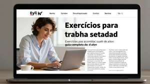 Exercícios para quem trabalha sentado: guia completo de alongamento