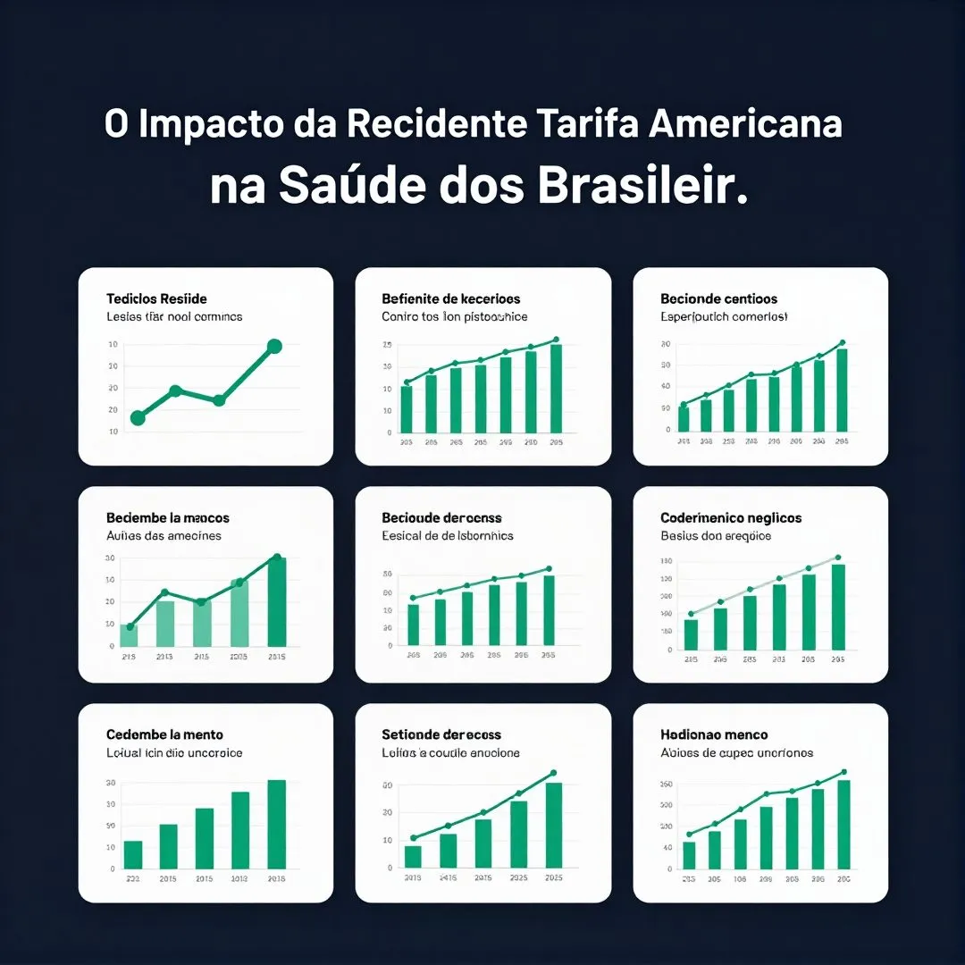 Infográfico - O Impacto da Recente Tarifa Americana na Saúde dos Brasileiros: Como a Alta de Preços Afeta Bem-Estar e Nutrição