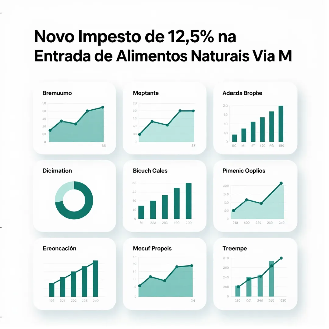 Infográfico - Novo Imposto de 12,5% na Entrada de Alimentos Naturais Vai Mudar Nossos Hábitos Saudáveis