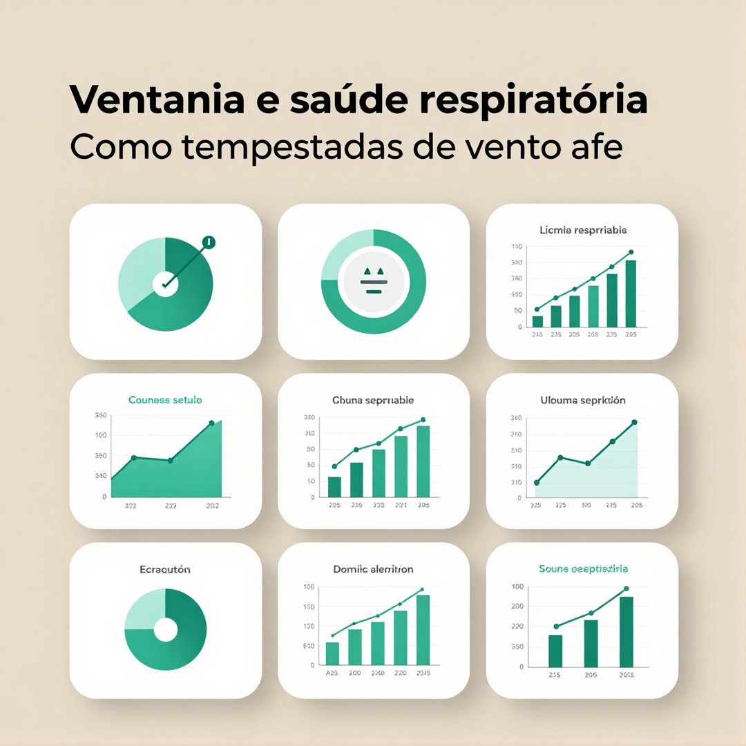 Infográfico - Ventania e saúde respiratória: como tempestades de vento afetam o Brasil