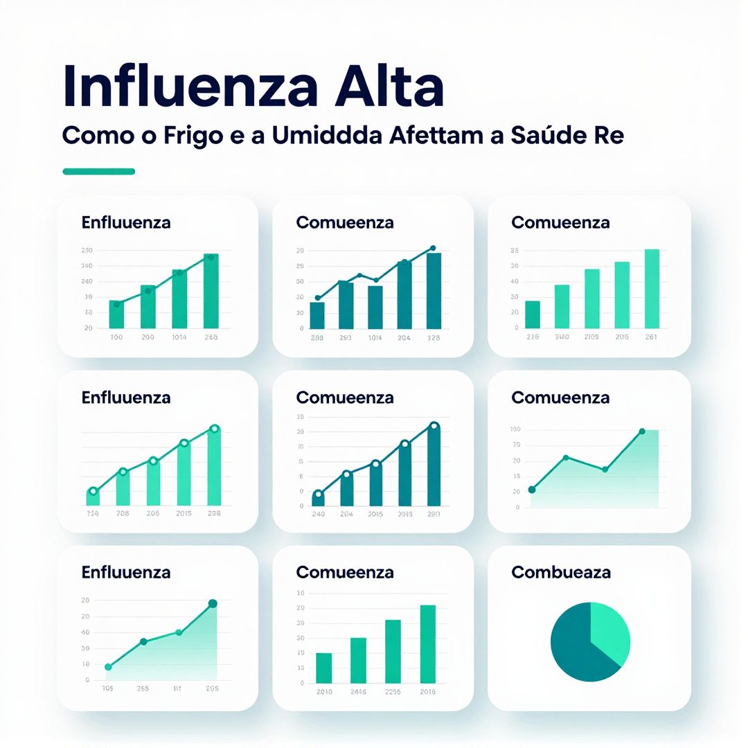 Infográfico - Influenza em Alta: Como o Frio e a Umidade Afetam a Saúde Respiratória no Brasil