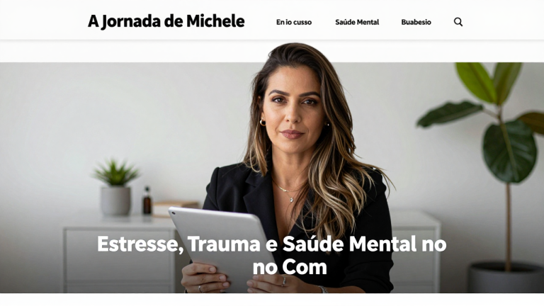 A Jornada de Michele: Estresse, Trauma e Saúde Mental no Combate do Dia a Dia