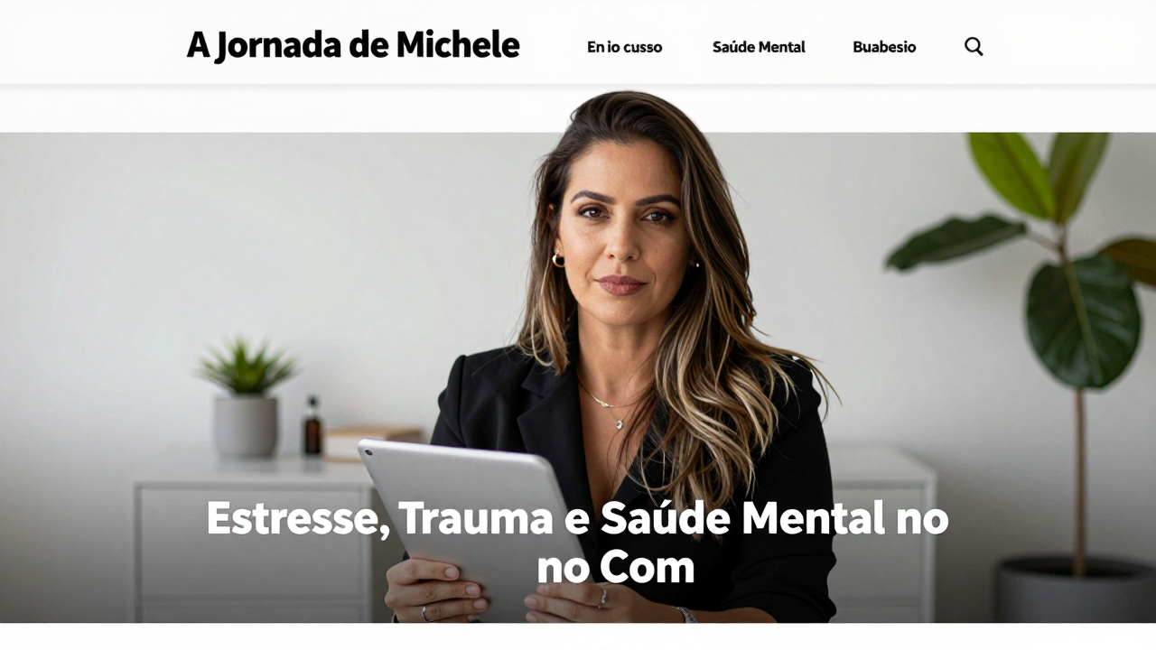 A Jornada de Michele: Estresse, Trauma e Saúde Mental no Combate do Dia a Dia