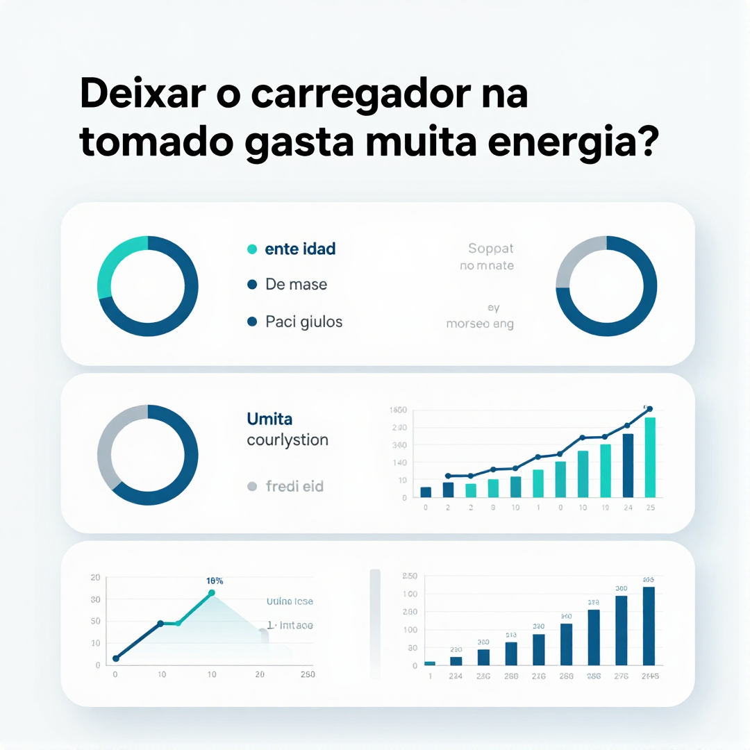 Infográfico - Deixar o carregador na tomada gasta muita energia? Nós fizemos as contas