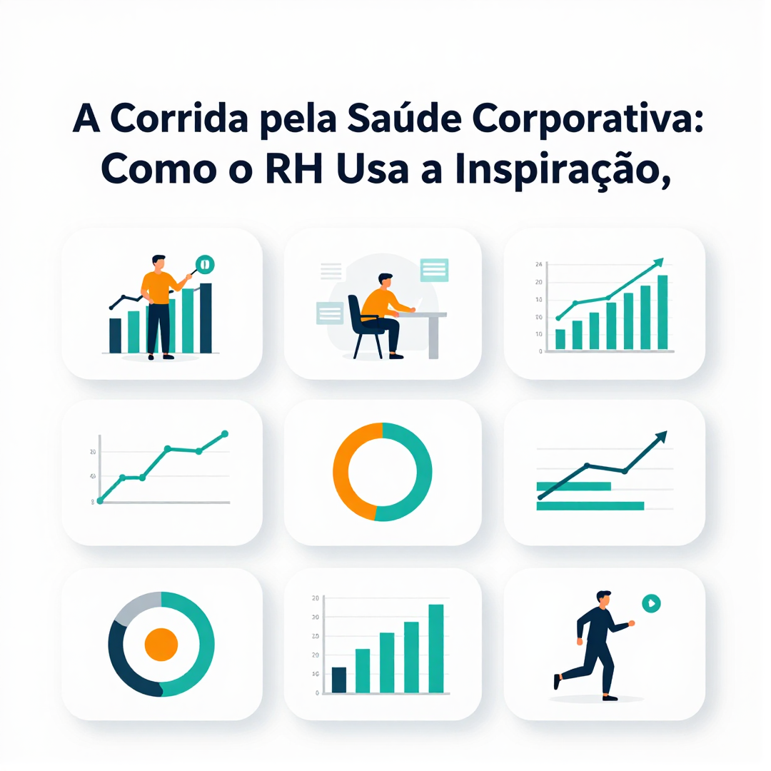 Infográfico - A Corrida pela Saúde Corporativa: Como o RH Usa a Inspiração da Fórmula 1 para Vencer a Inatividade na Academia