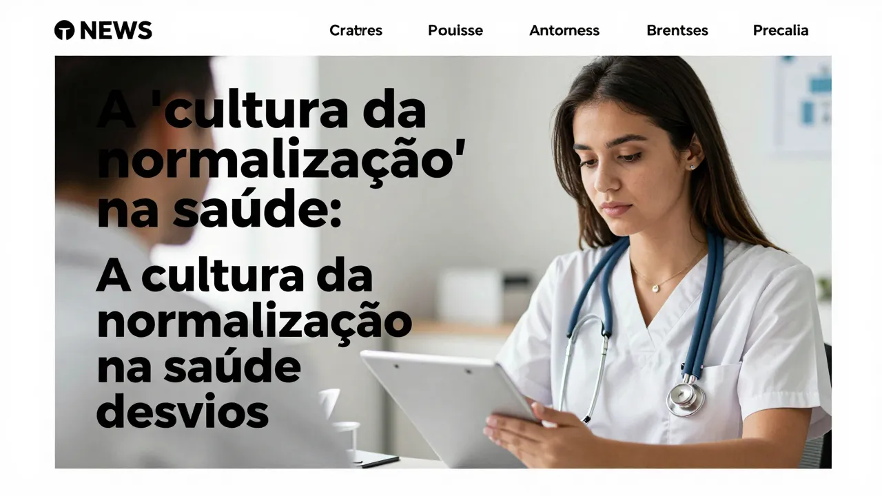 A 'cultura da normalização' na saúde: como pequenos desvios diários comprometem nosso bem-estar