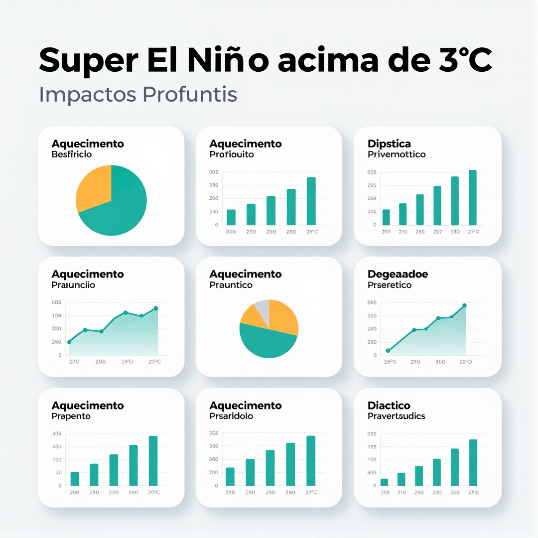 Infográfico - Super El Niño e Aquecimento acima de 3°C: Impactos Profundos na Saúde da População Brasileira