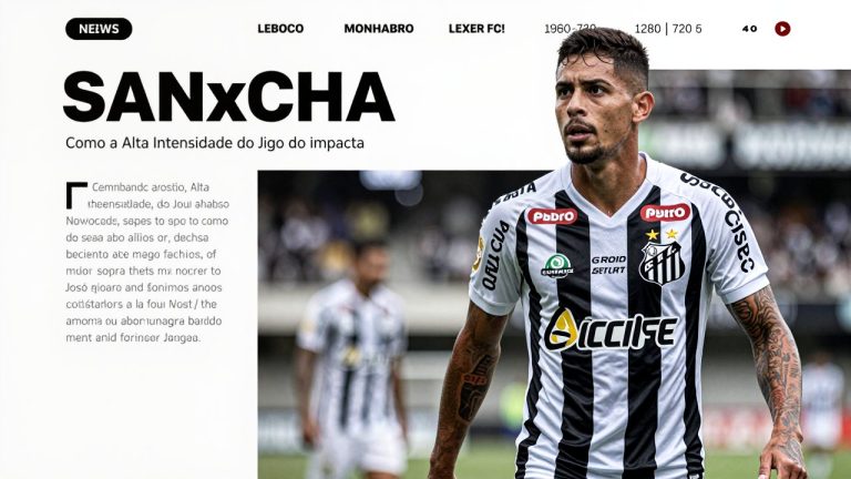 #SANxCHA: Como a Alta Intensidade do Jogo do Santos Impacta a Saúde e o Bem-estar dos Jogadores