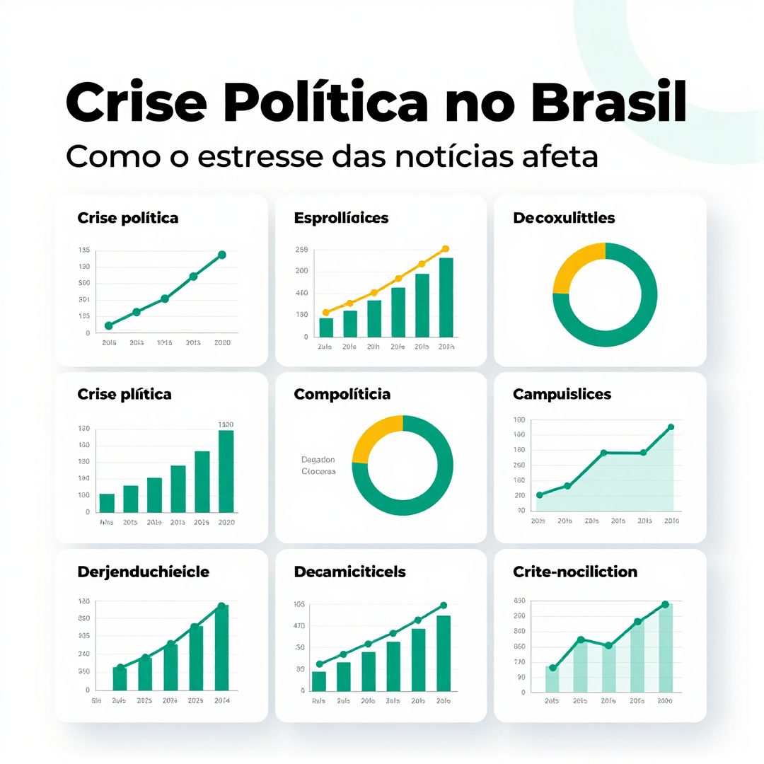 Infográfico - Crise política no Brasil: como o estresse das notícias afeta sua saúde psicológica diária