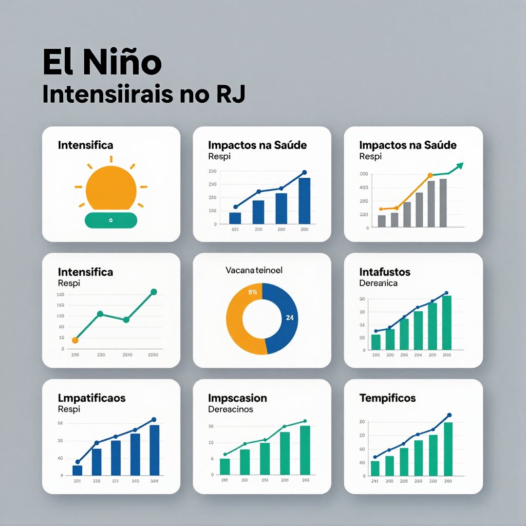Infográfico - El Niño Intensifica Temporais no RJ: Impactos na Saúde Respiratória e Mental da População Carioca