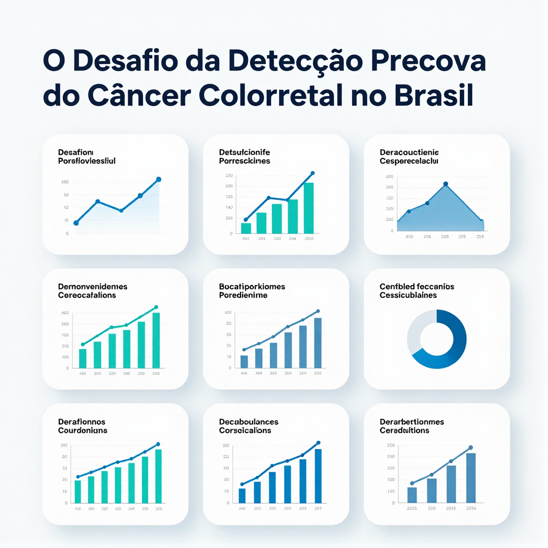 Infográfico - O Desafio da Detecção Precoce do Câncer Colorretal no Brasil