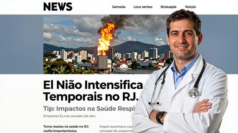 El Niño Intensifica Temporais no RJ: Impactos na Saúde Respiratória e Mental da População Carioca