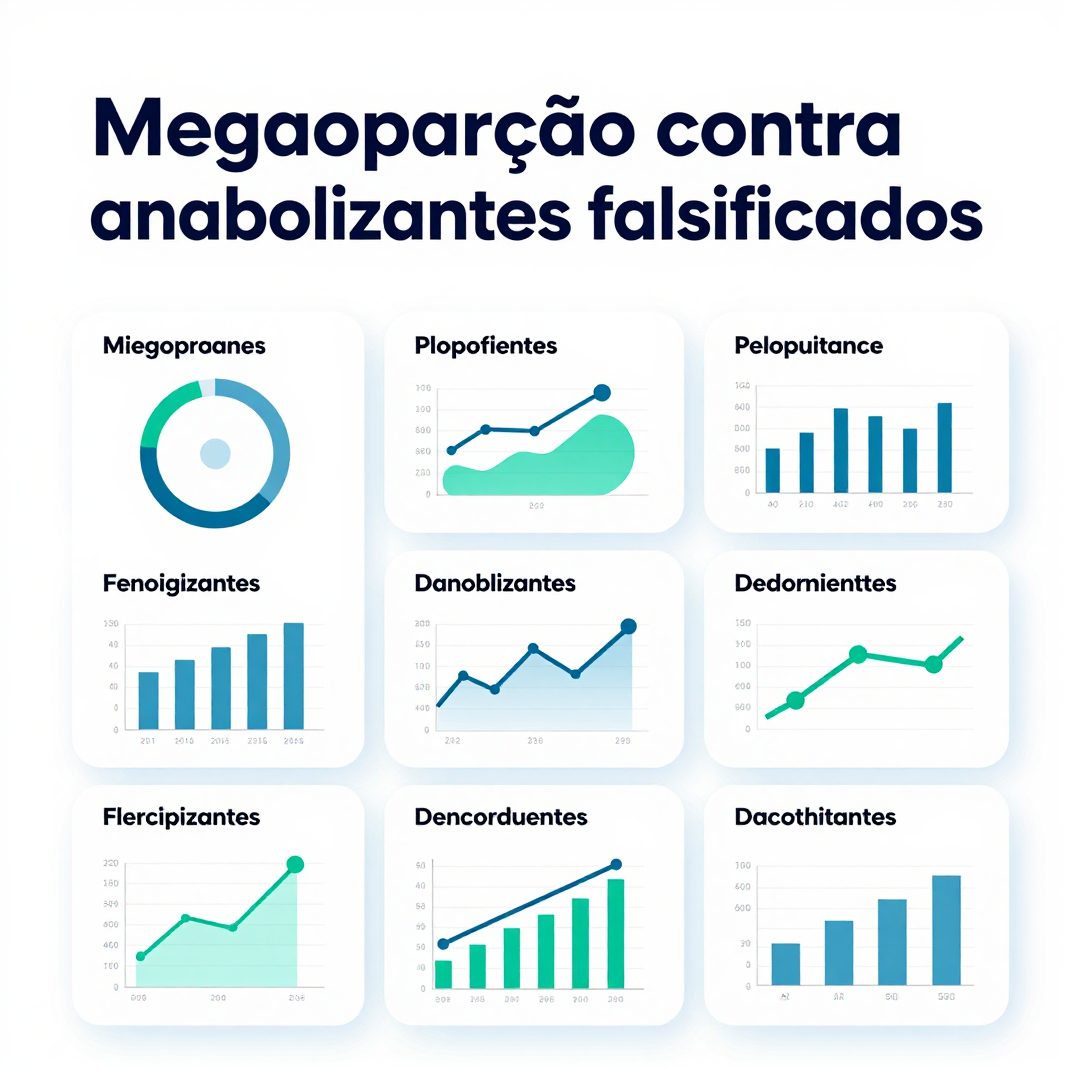 Infográfico - Megaoperação contra anabolizantes falsificados revela riscos hepáticos e renais para acadêmicos