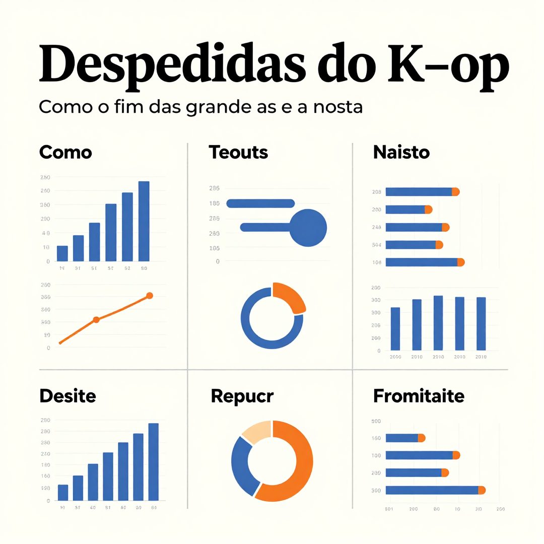 Infográfico - Despedidas do K-pop: como o fim das grandes bandas e a nostalgia combatem a ansiedade moderna
