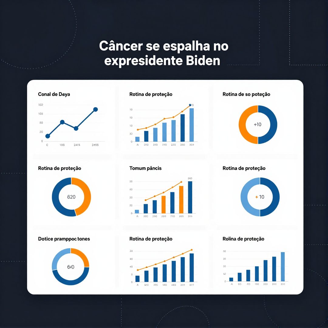 Infográfico - Câncer se espalha no ex-presidente Biden: rotina de proteção solar que previne melanoma em adultos
