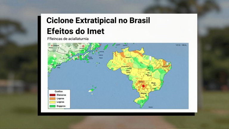 Ciclone Extratropical no Brasil: Alerta do Inmet, Efeitos na Saúde e Prevenção para a População