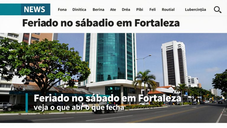 Feriado no sábado em Fortaleza: veja o que abre, o que fecha e como aproveitar o Dia de Nossa Sra. da Assunção sem prejudicar a saúde