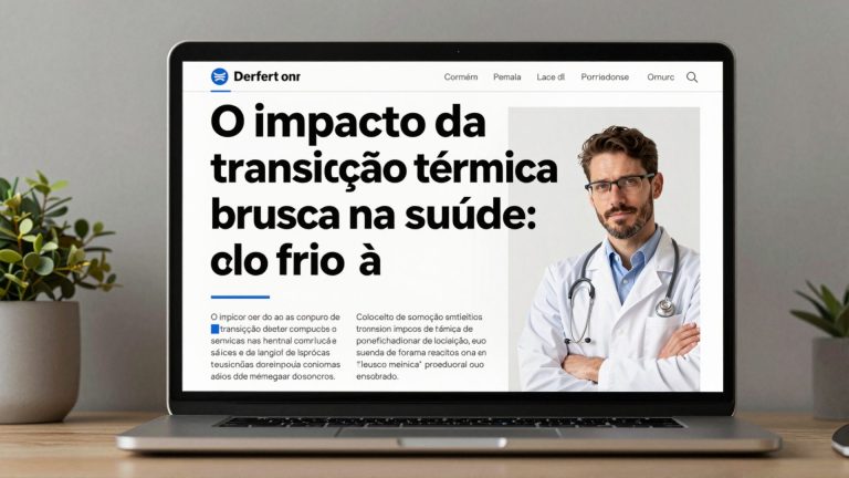 O impacto da transição térmica brusca na saúde: do frio à onda de 30°C
