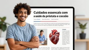 Cuidados essenciais com a saúde da próstata e coração que todo pai deve acompanhar após os quarenta
