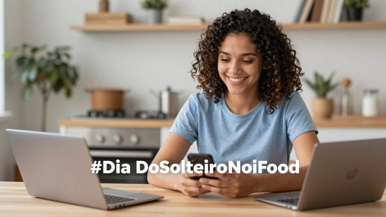 #DiaDoSolteiroNoiFood: Como a Rotina de Entregas Online Afeta a Nutrição e o Humor dos Solteiros