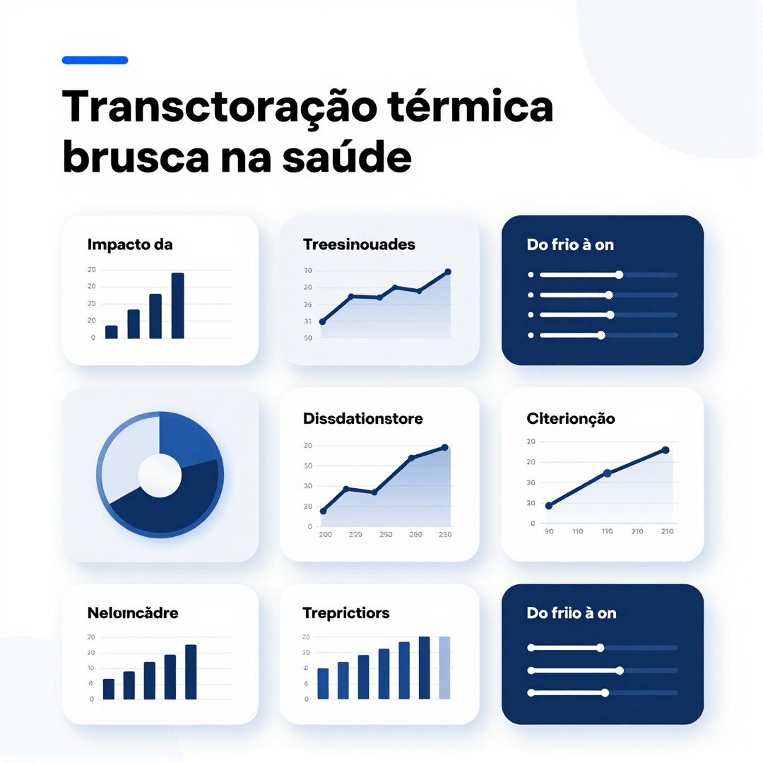 Infográfico - O impacto da transição térmica brusca na saúde: do frio à onda de 30°C