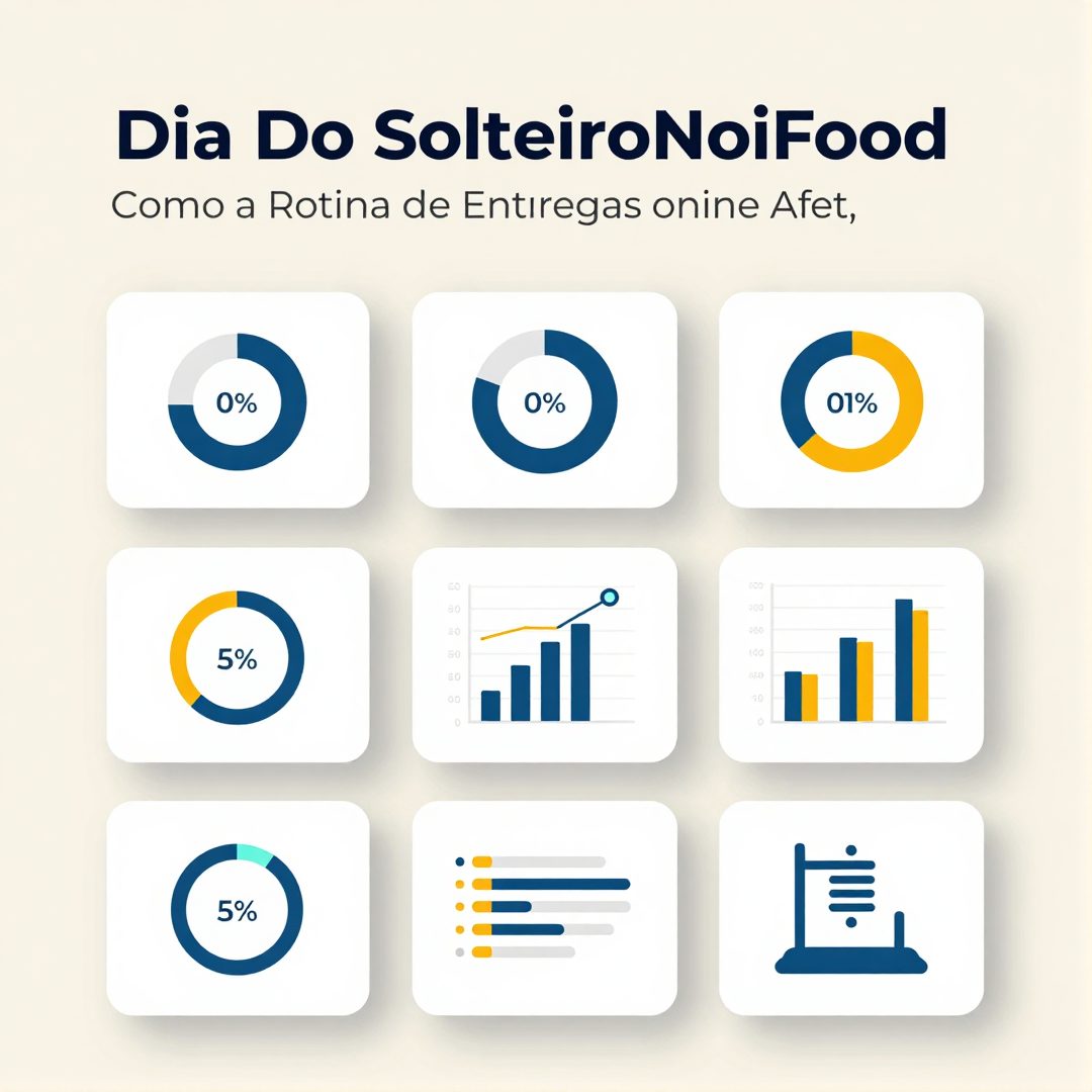 Infográfico - #DiaDoSolteiroNoiFood: Como a Rotina de Entregas Online Afeta a Nutrição e o Humor dos Solteiros