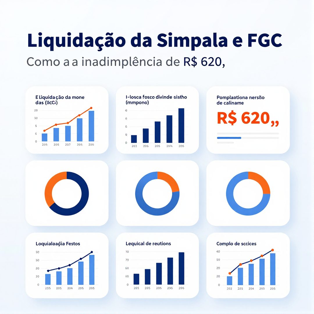 Infográfico - Liquidação da Simpala e FGC: como a inadimplência de R$ 622 milhões afeta o coração dos credores