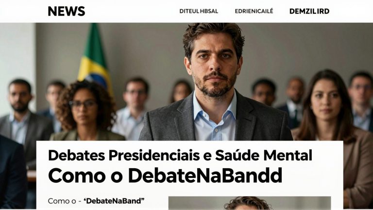 Debates Presidenciais e Saúde Mental: Como o ‘DebateNaBand’ com Augusto Cury Impacta o Bem-Estar da População em 2026