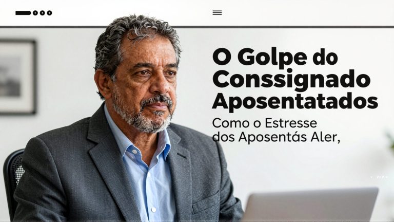 O Golpe do Consignado: Como o Estresse dos Aposentados Altera a Pressão e o Sono