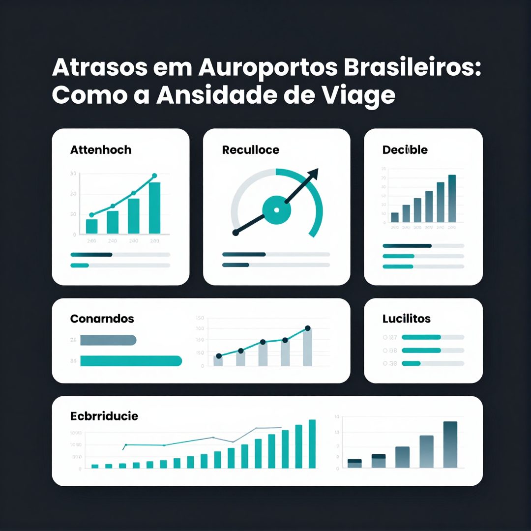Infográfico - Atrasos em Aeroportos Brasileiros: Como a Ansiedade de Viagem Afeta o Sistema Digestivo e Imunológico