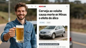 Cerveja ao volante causa morte em Minas: o efeito do álcool na fadiga e nos tempos de reação