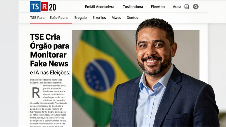 TSE Cria Órgão para Monitorar Fake News e IA nas Eleições: Redução da Ansiedade e Noites de Sono Mais Tranquilas