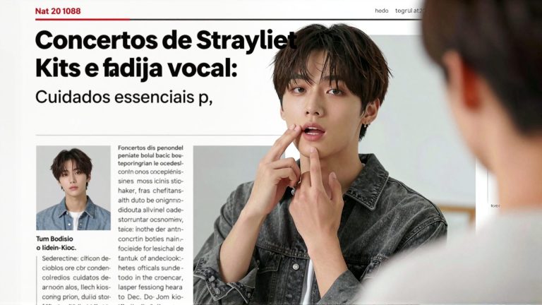 Concertos de StrayKids e fadiga vocal: cuidados essenciais para a saúde das cordas vocais durante os shows